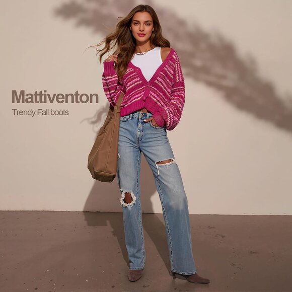 Women Chocolate Square Toe Kitten Faux Suede Short Low Heel Dressy Ankle Booties - Picture 2 of 6